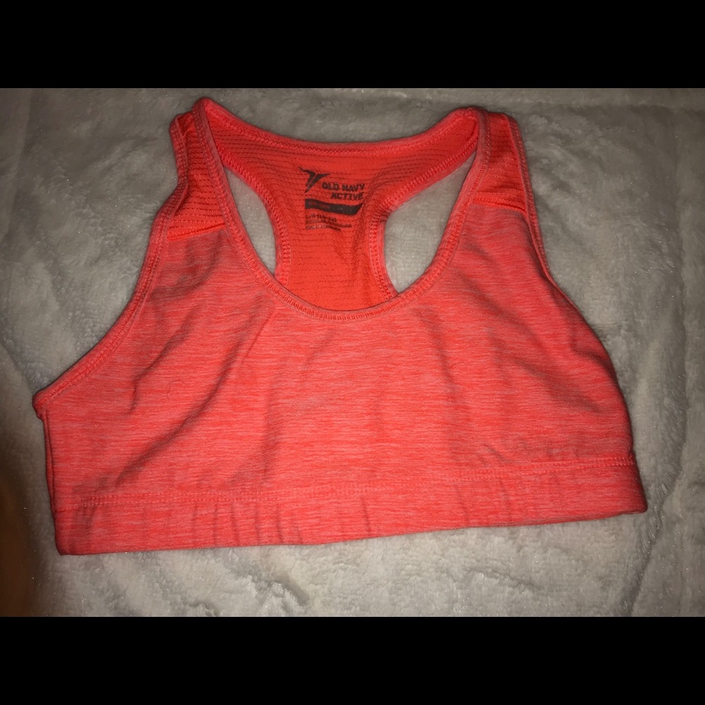 Girls Old Navy dry fit sports bra size large